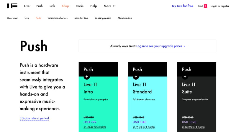 Ableton — screenshot