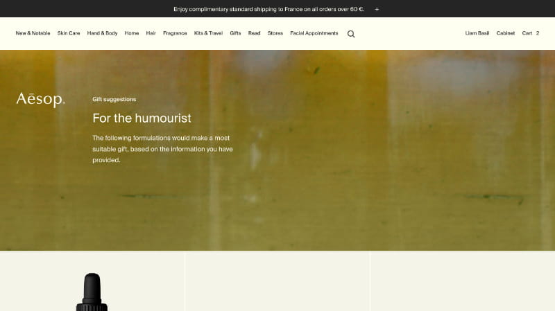 Catalog Page UX/UI design screenshot