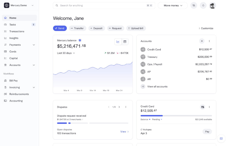 Mercury — screenshot