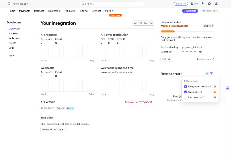 Dashboard UX/UI design reference