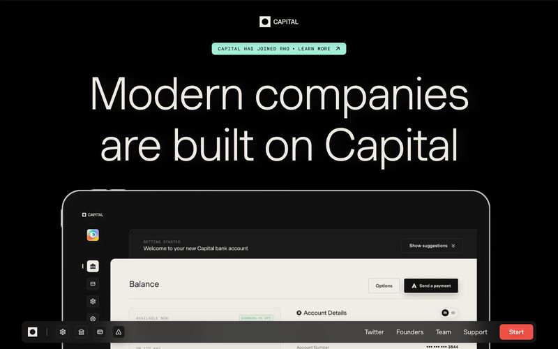 Modern companies are built on Capital Refero reference thumbnail