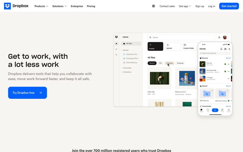 Dropbox.com Refero reference thumbnail