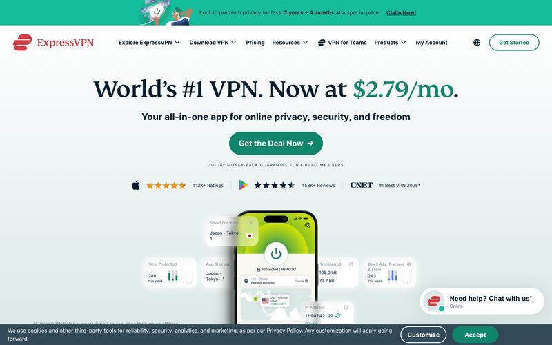 ExpressVPN Refero reference thumbnail