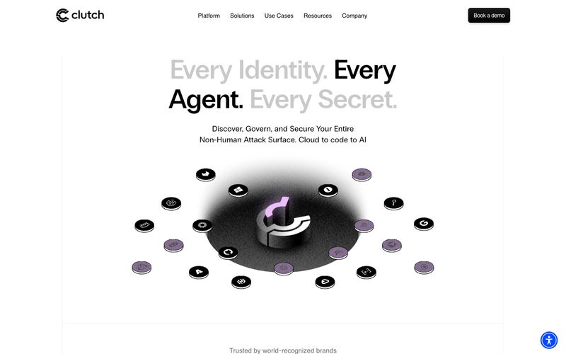 Clutch Security Refero reference thumbnail