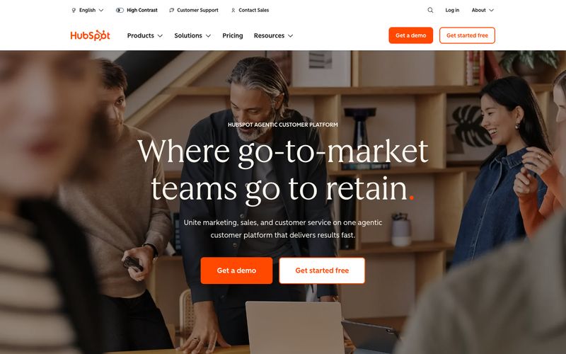 HubSpot Refero reference thumbnail