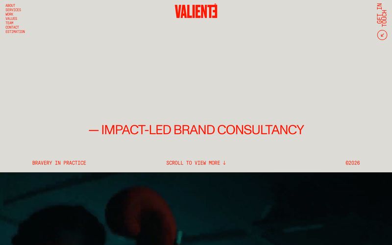 VALIENTE BRANDS Refero reference thumbnail
