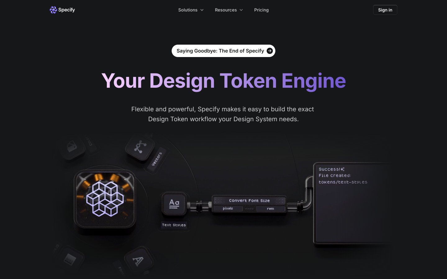 Specify design system | Refero Styles