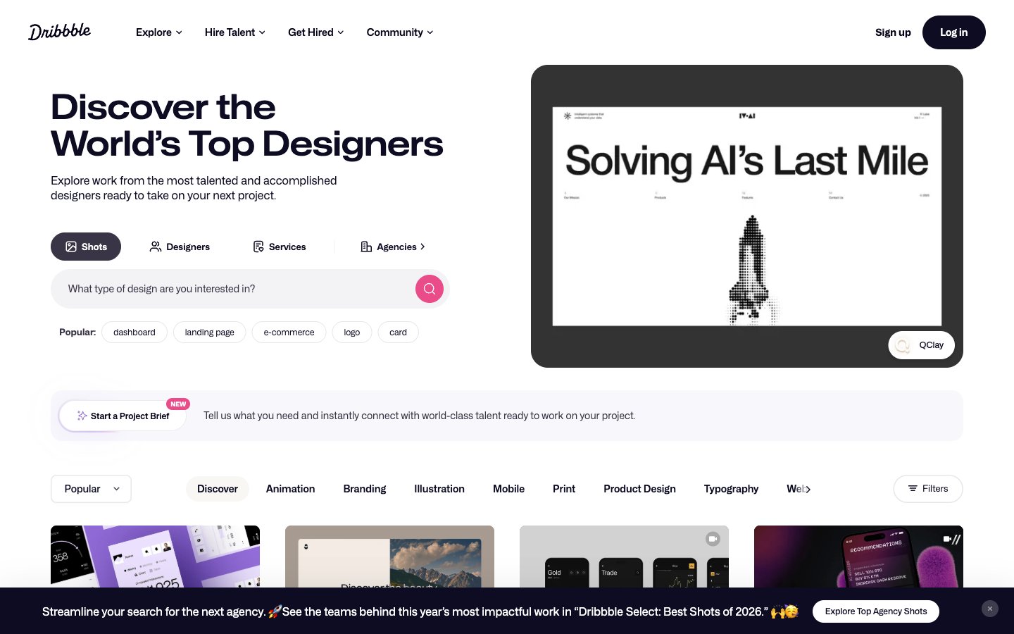 Dribbble design system | Refero Styles