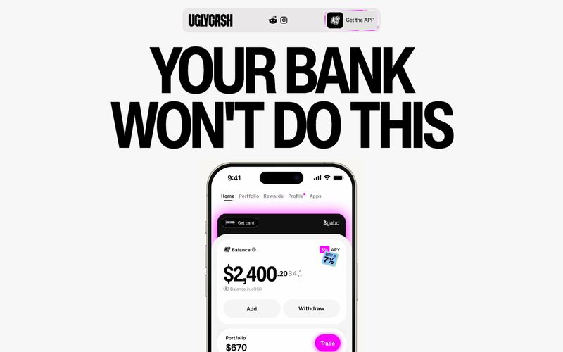 UGLYCASH Refero reference thumbnail