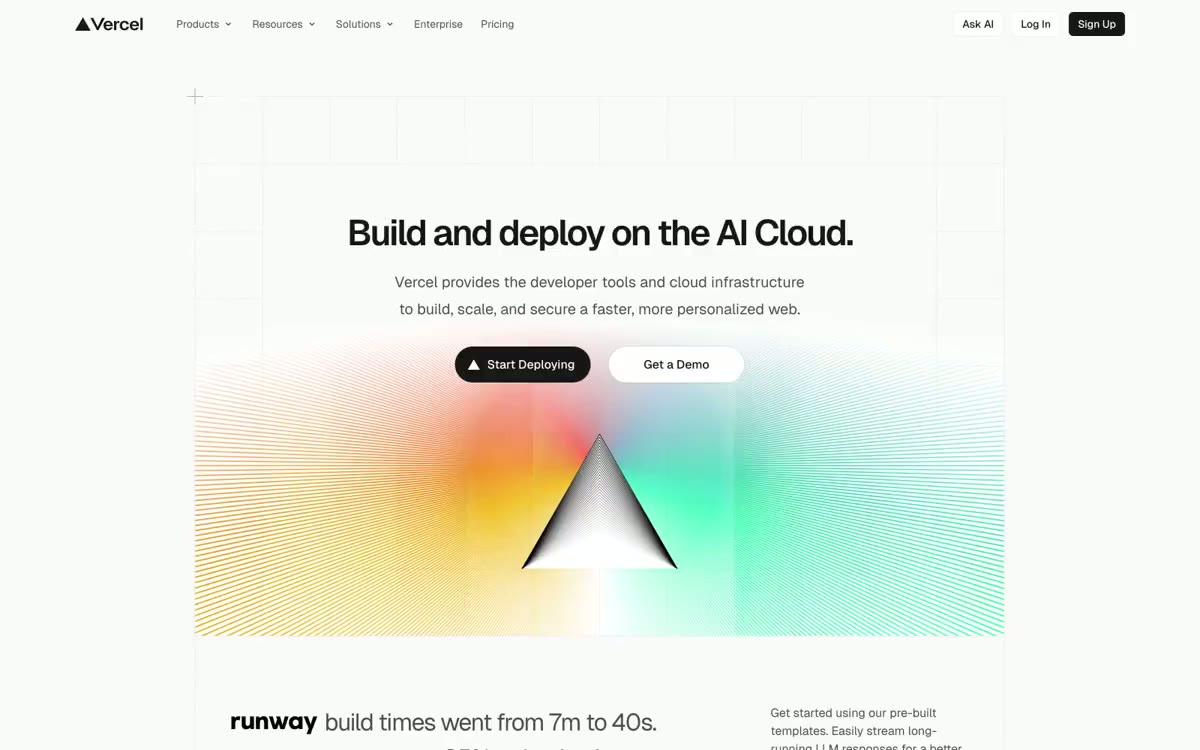 Vercel Design System &mdash; Design System website build-prompt