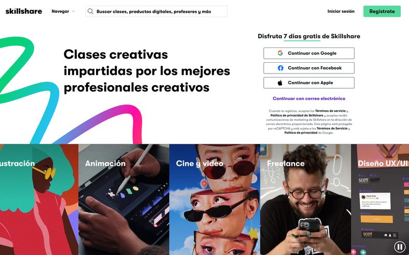 Skillshare Refero reference thumbnail