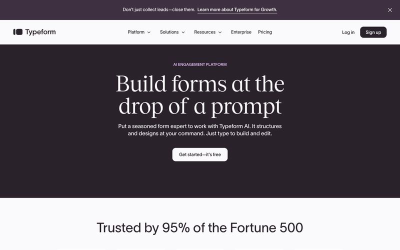 Typeform Refero reference thumbnail