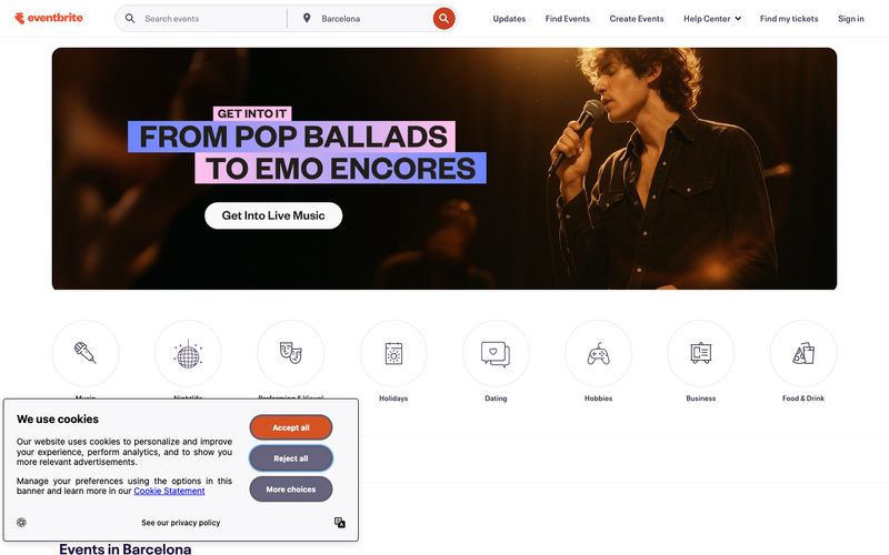 Eventbrite Refero reference thumbnail