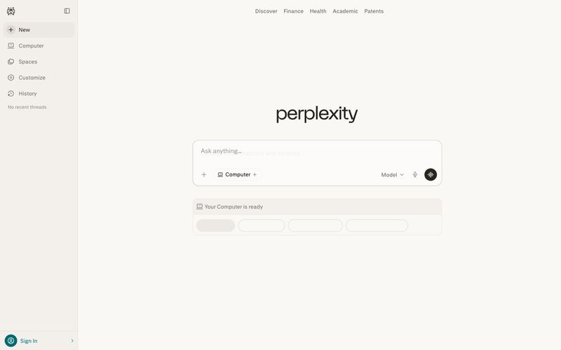 Perplexity AI Refero reference thumbnail