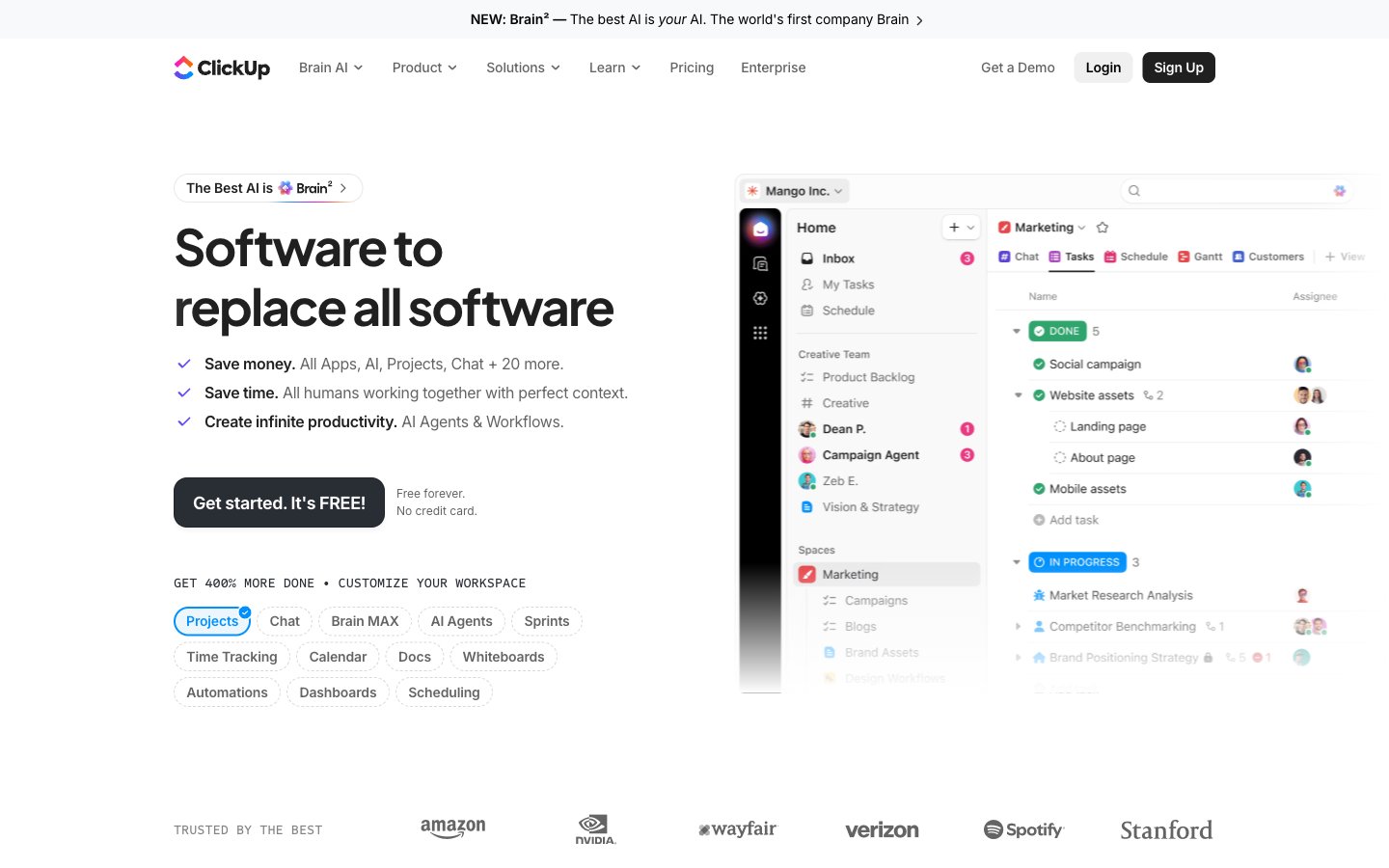 ClickUp™ design system | Refero Styles