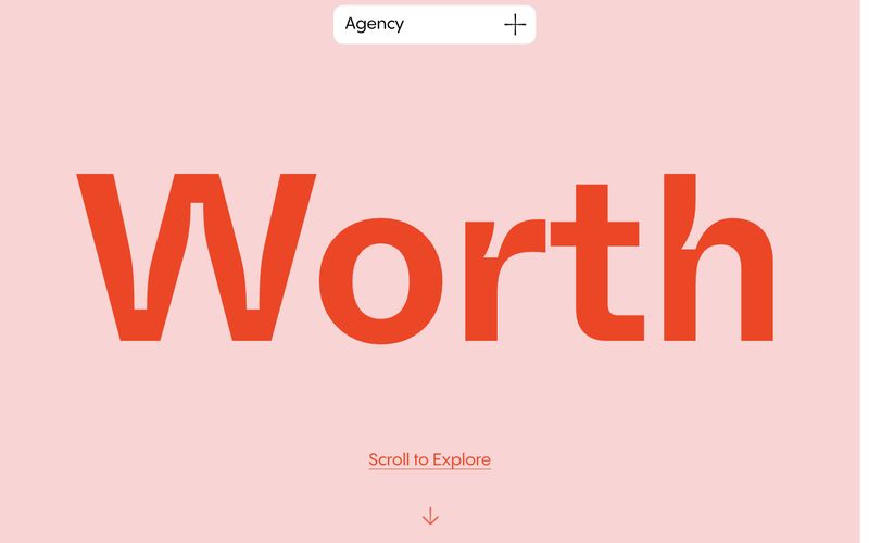 Worth Agency Refero reference thumbnail