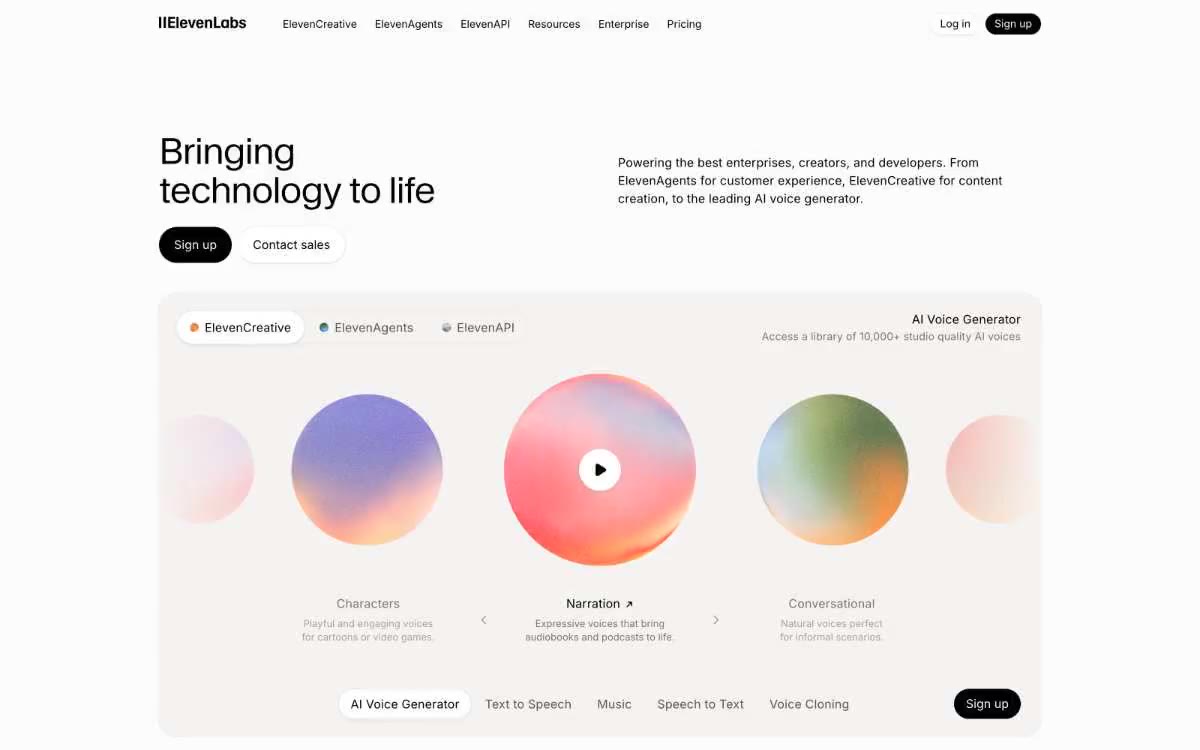 ElevenLabs Design System &mdash; Design System website build-prompt