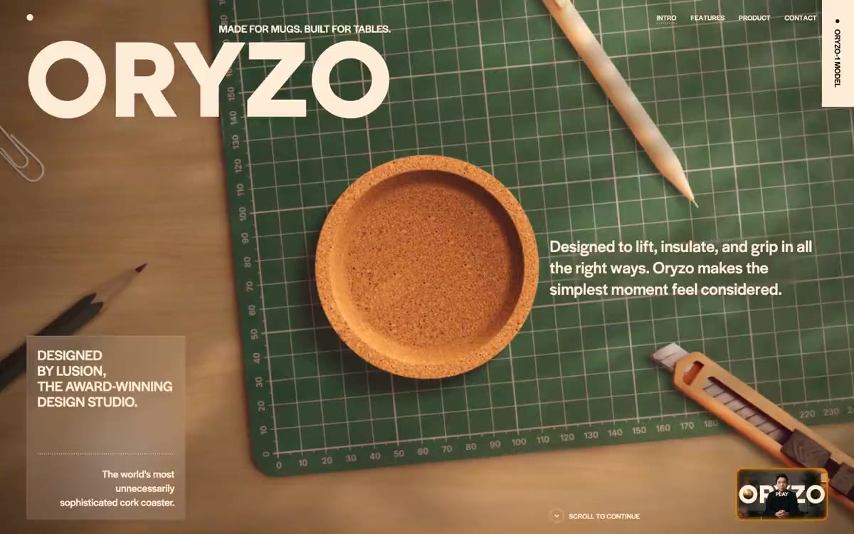 ORYZO AI Design System &mdash; Design System website build-prompt