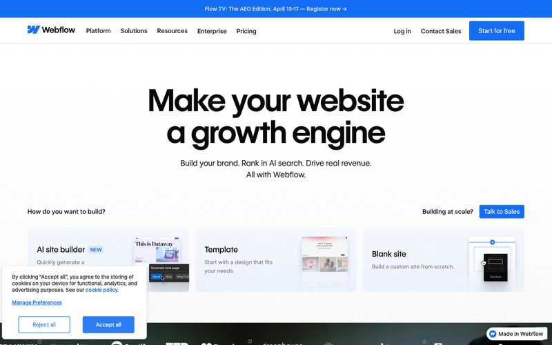 Webflow Refero reference thumbnail