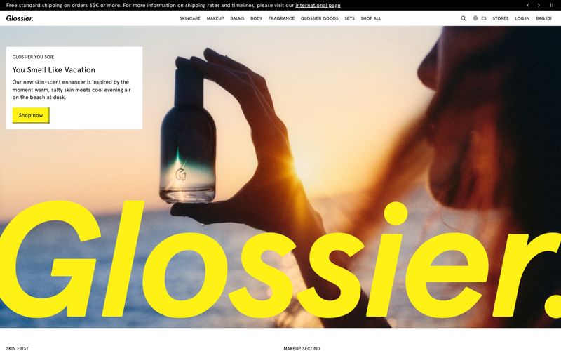 Glossier Refero reference thumbnail