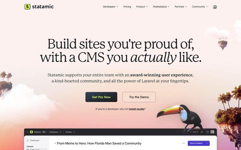 Statamic Refero reference thumbnail