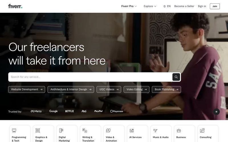 Fiverr.com Refero reference thumbnail