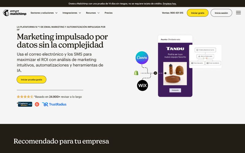 Mailchimp Refero reference thumbnail