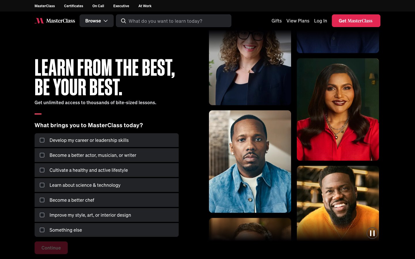 MasterClass design system | Refero Styles