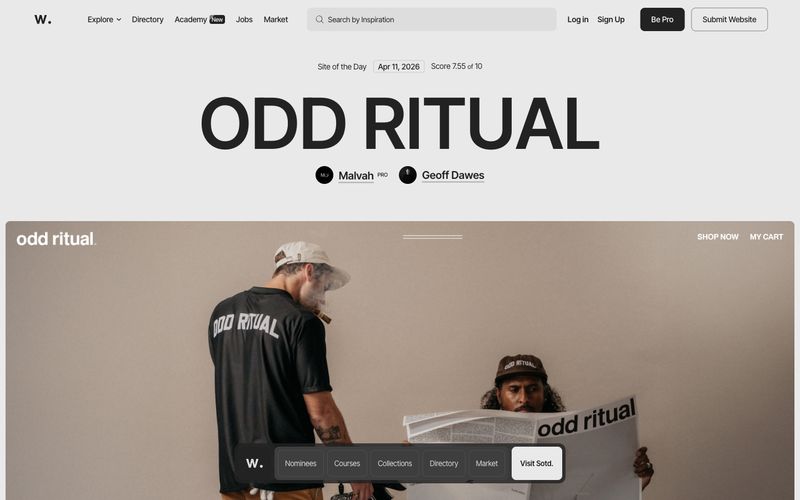 Awwwards Refero reference thumbnail