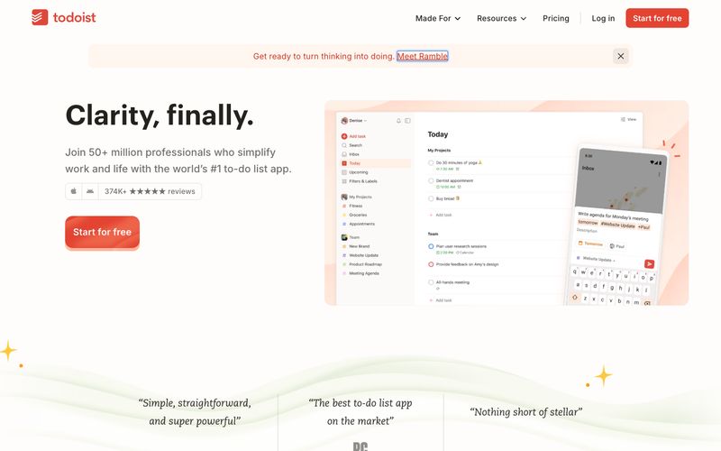 Todoist Refero reference thumbnail