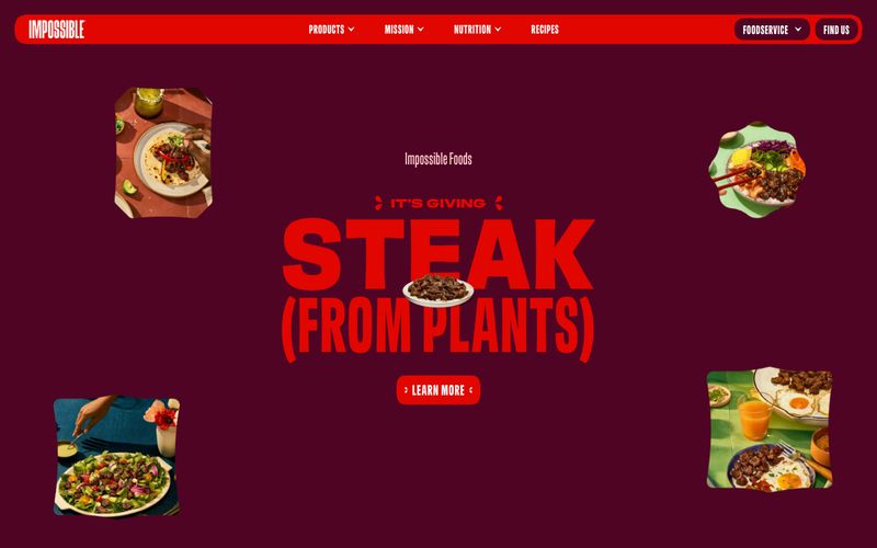 Home page | Impossible Foods Refero reference thumbnail