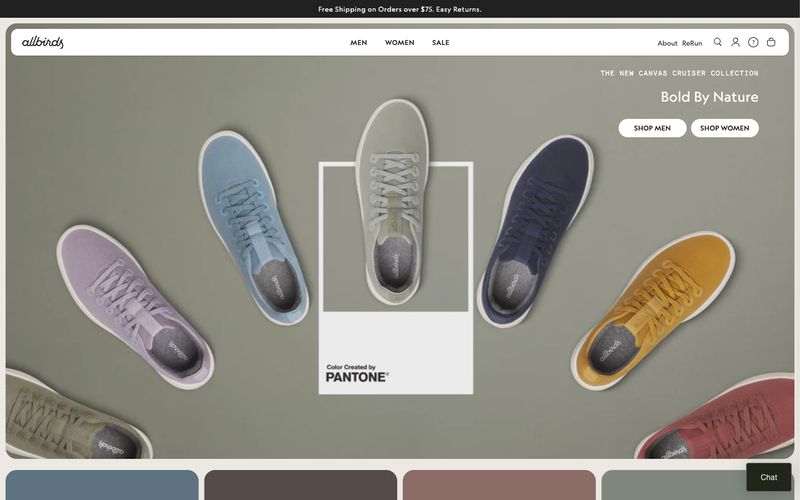Allbirds Refero reference thumbnail