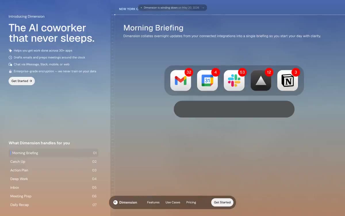 Dimension Design System &mdash; Design System website build-prompt