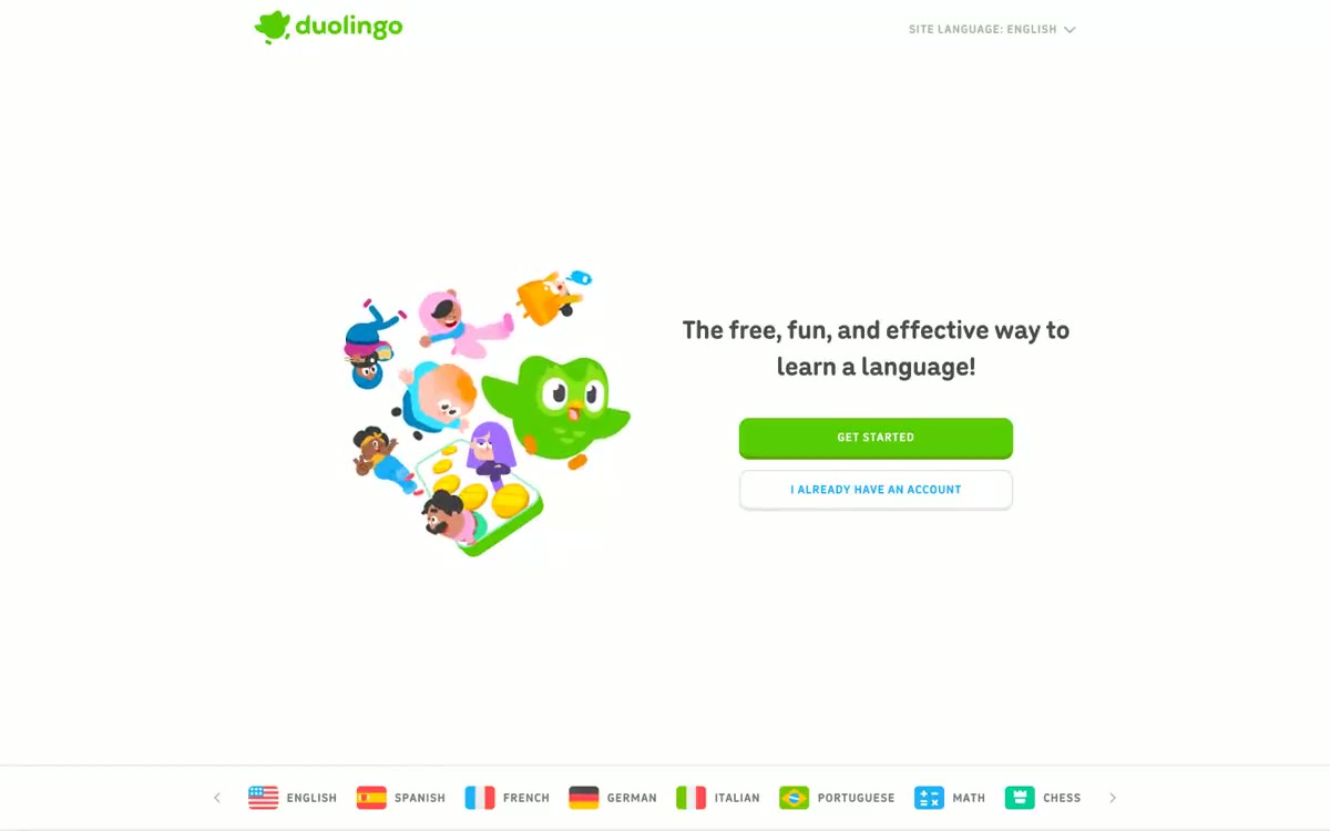Duolingo Design System &mdash; Design System website build-prompt
