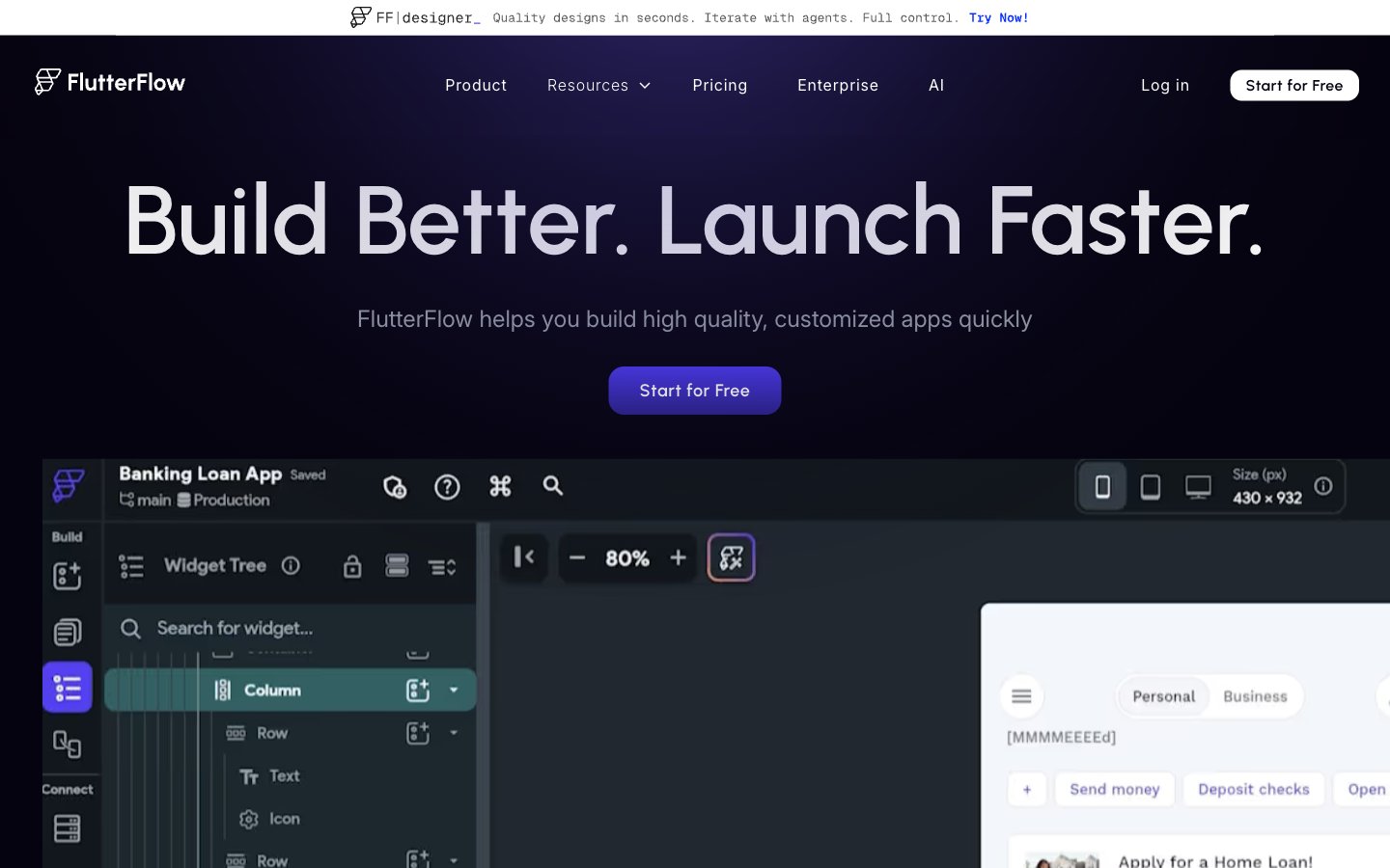 FlutterFlow design system | Refero Styles