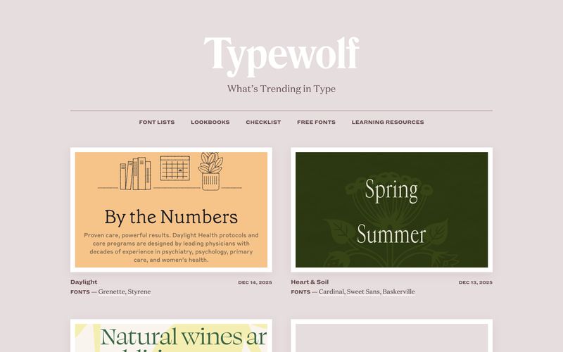 Typewolf Refero reference thumbnail