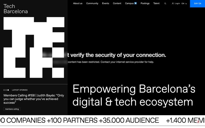 Tech Barcelona Refero reference thumbnail