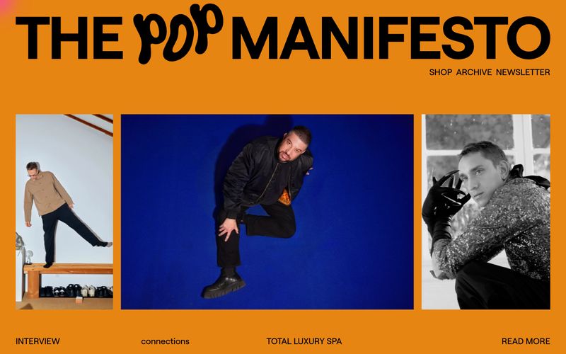 The Pop Manifesto Refero reference thumbnail