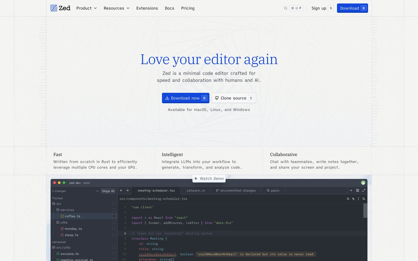 Zed Design Zed design system | Refero Styles