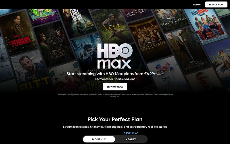 HBO Max Refero reference thumbnail