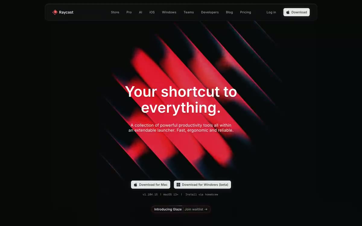 Raycast Design System &mdash; Design System website build-prompt
