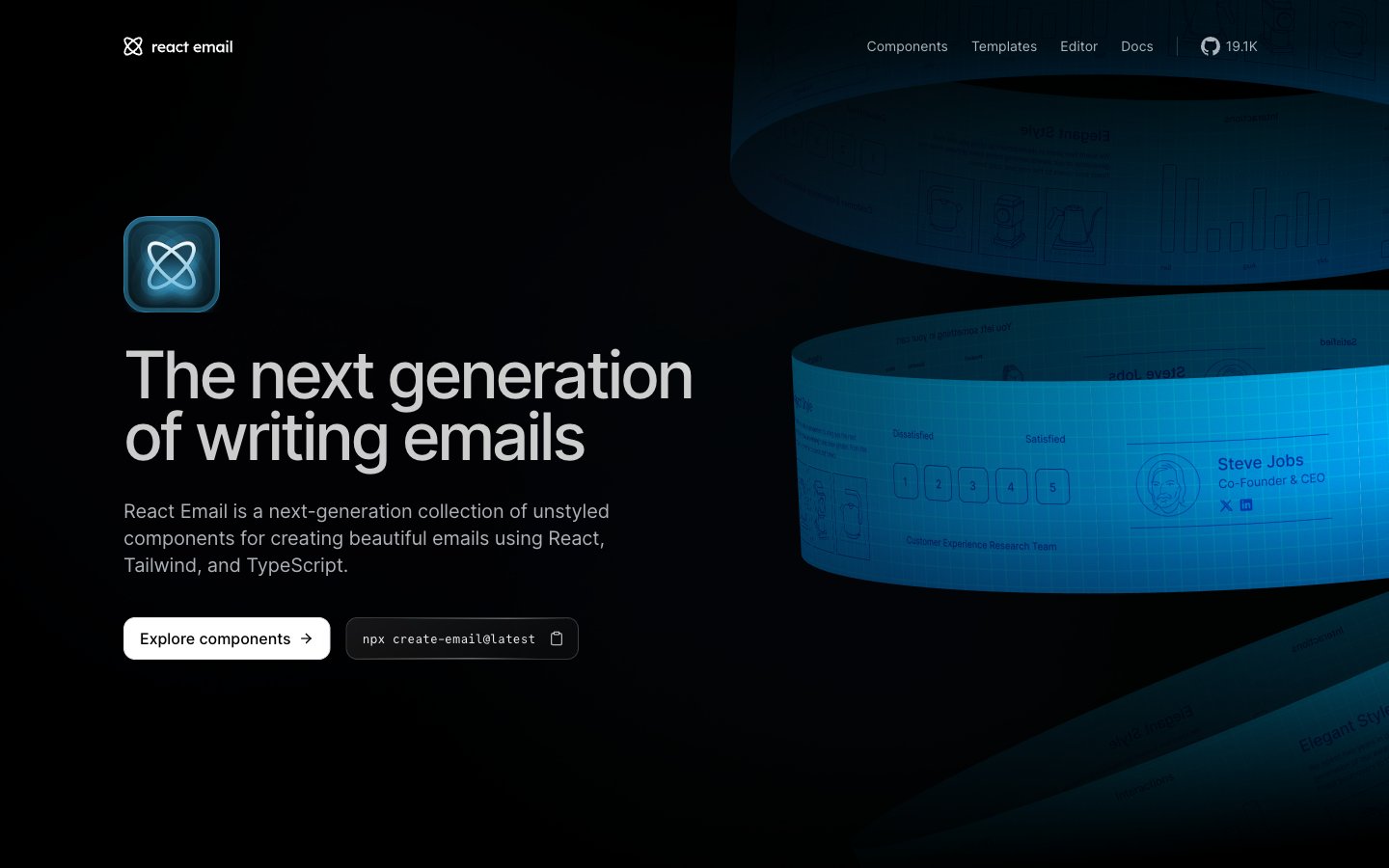 React Email design system | Refero Styles