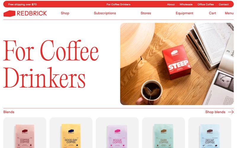 Redbrick Coffee Refero reference thumbnail
