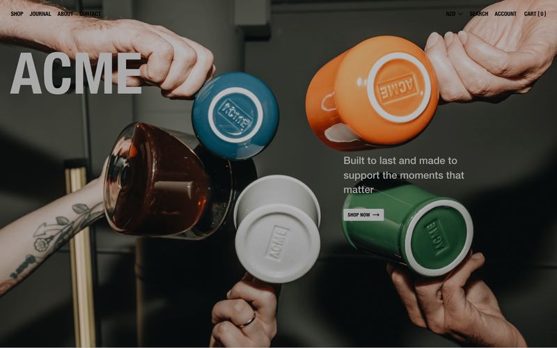 Acme Cups New Zealand Refero reference thumbnail