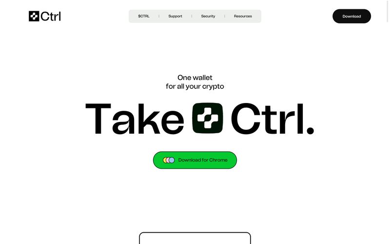 Secure and powerful crypto wallet | Ctrl Wallet Refero reference thumbnail
