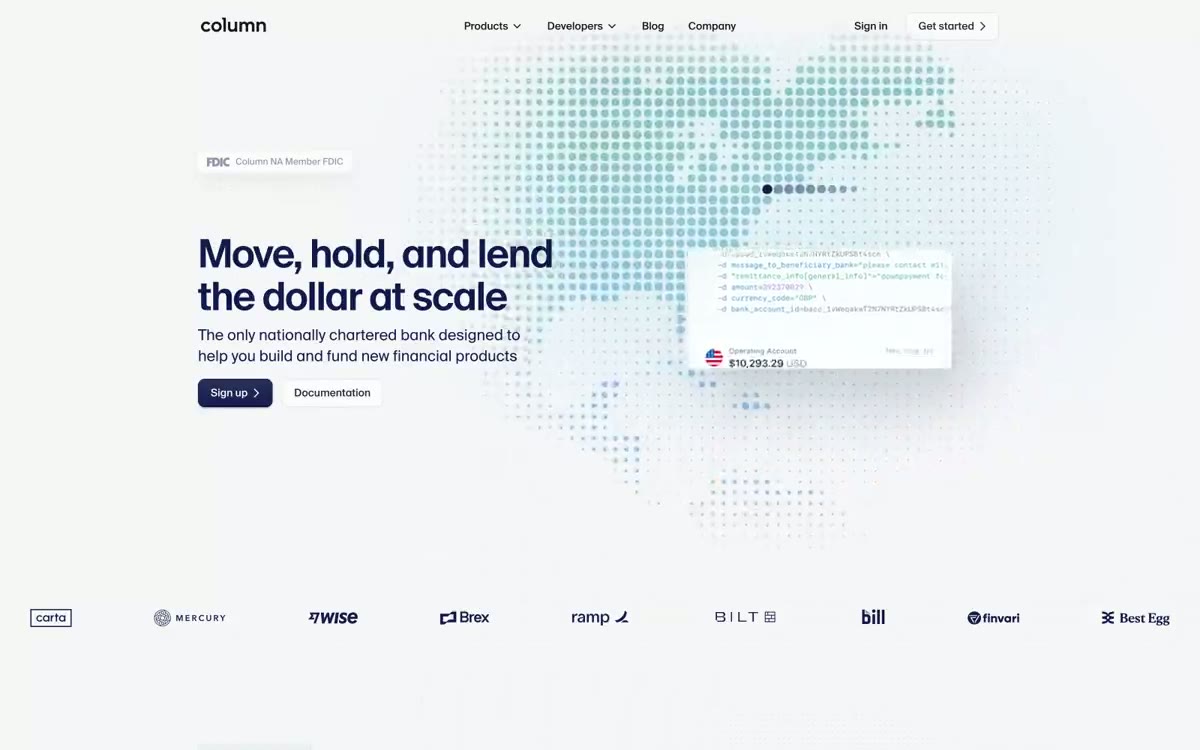 Column Design System &mdash; Design System website build-prompt