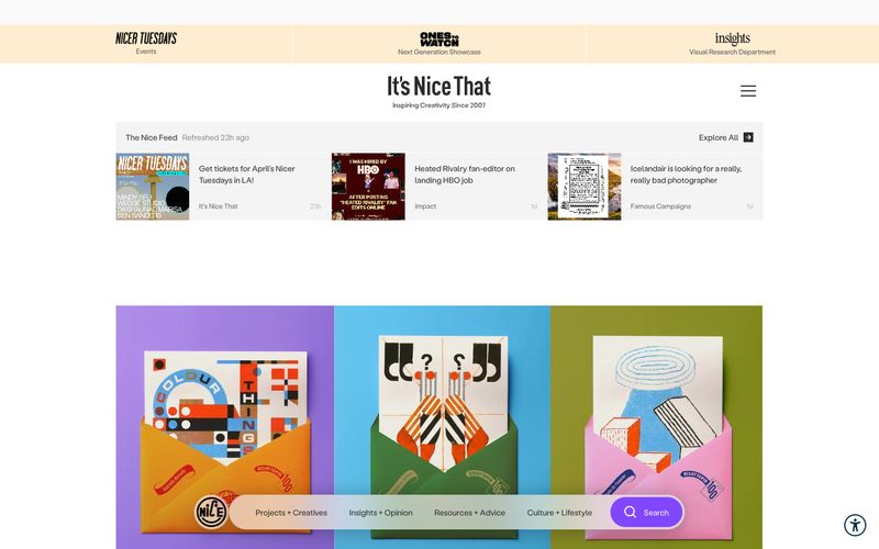 Itsnicethat Refero reference thumbnail
