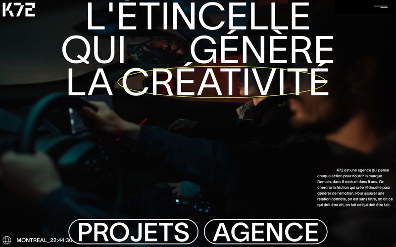 Agence K72 Refero reference thumbnail