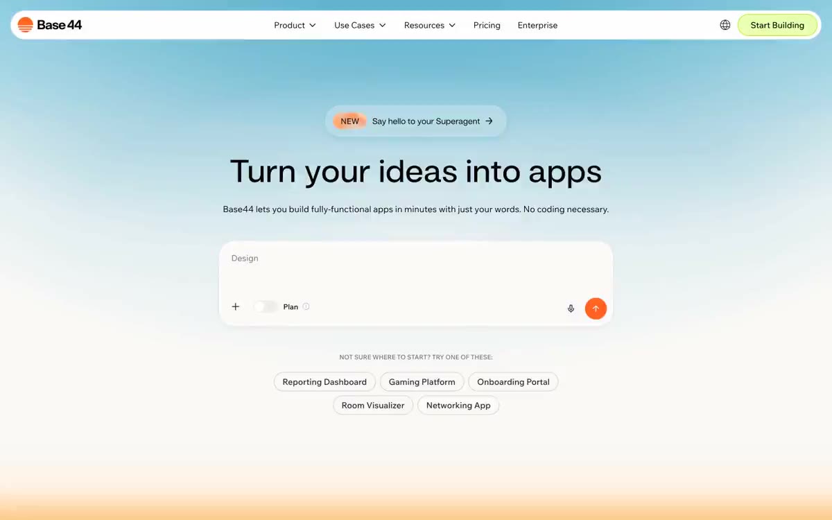 Base44 Design System &mdash; Design System website build-prompt