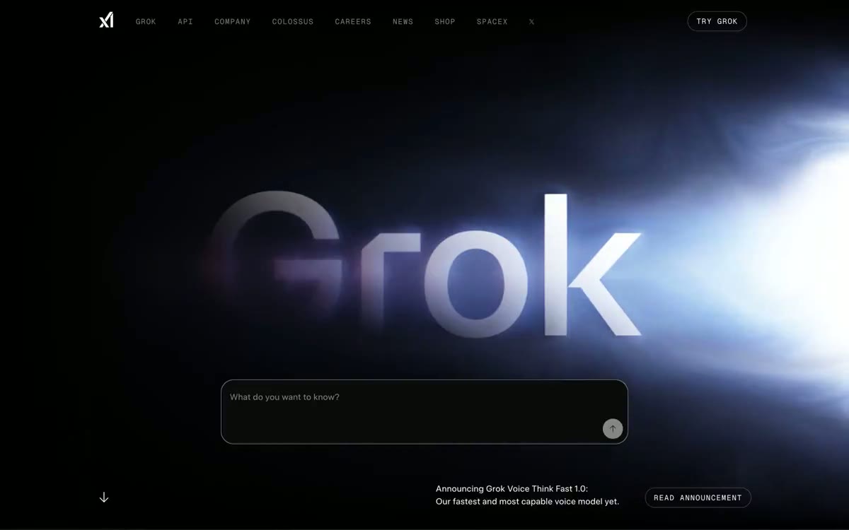 xAI Design System &mdash; Design System website build-prompt